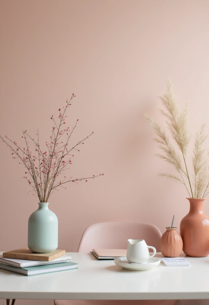 30 Aesthetic Office Decor Ideas TikTok Would Approve - 24. Simple Color Accents
