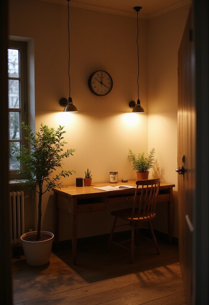 30 Aesthetic Office Decor Ideas TikTok Would Approve - 30. Soft Lighting Fixtures