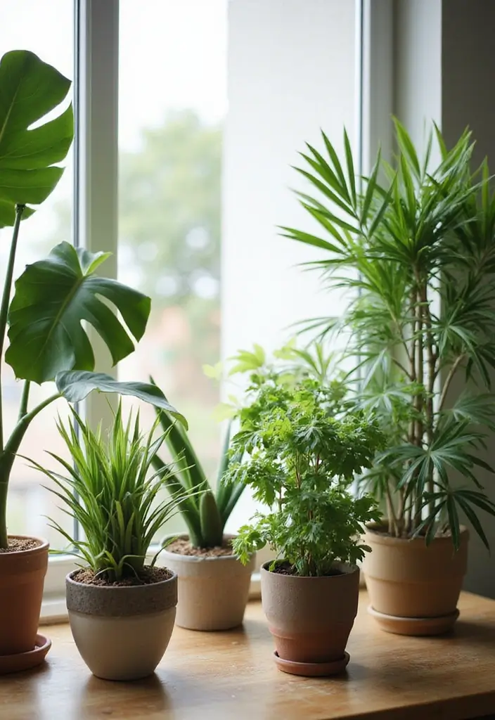 30 Aesthetic Office Decor Ideas TikTok Would Approve - 5. Plants for a Breath of Fresh Air
