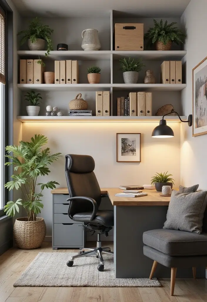 30 Bloxburg Office Ideas That Make Your Build Look Rich - 15. Smart Storage Solutions