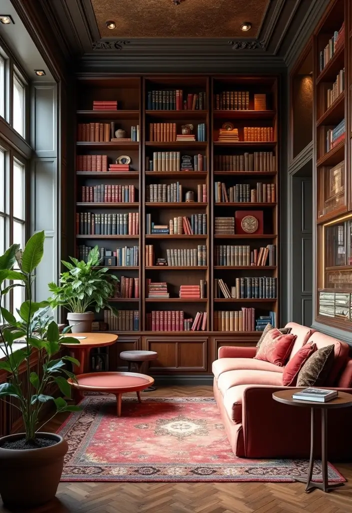 30 Bloxburg Office Ideas That Make Your Build Look Rich - 22. Elegant Home Office Libraries
