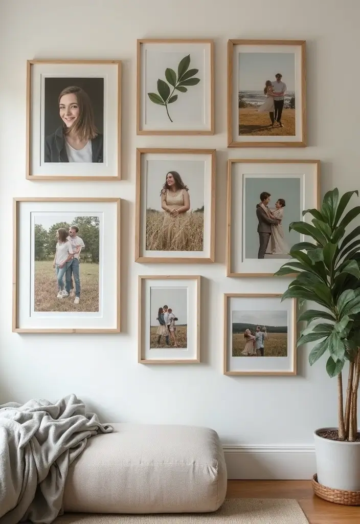 30 Cottage Office Ideas Straight Out of a Storybook - 7. Charming Wall Art
