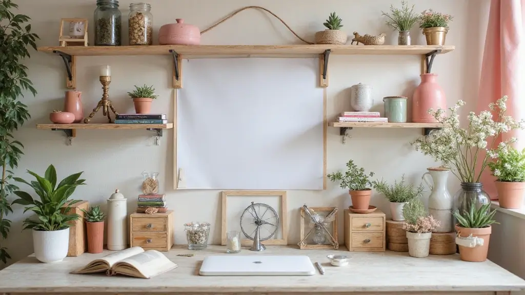 30 Cottagecore Office Ideas for Soft Whimsical Work Vibes