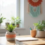30 Cozy Crochet Office Decor Ideas That Are Cozy AND Cheap