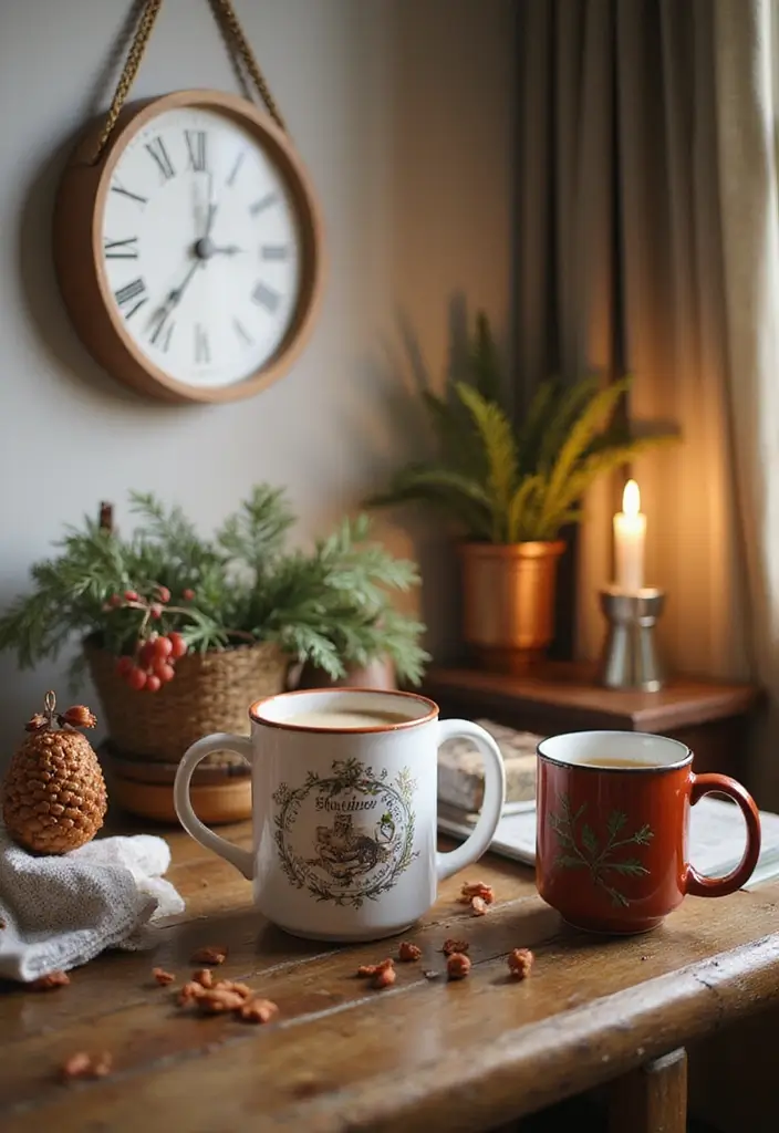 30 Cozy Office Decor Ideas for Fall/Winter Work Days - 22. Hot Beverage Station