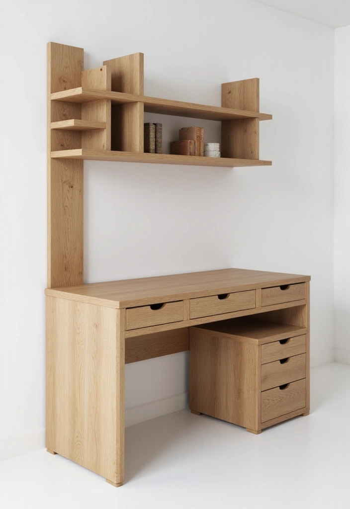 30 Cute Office Ideas You’ll Want to Copy Immediately - 2. Space-Saving Desks