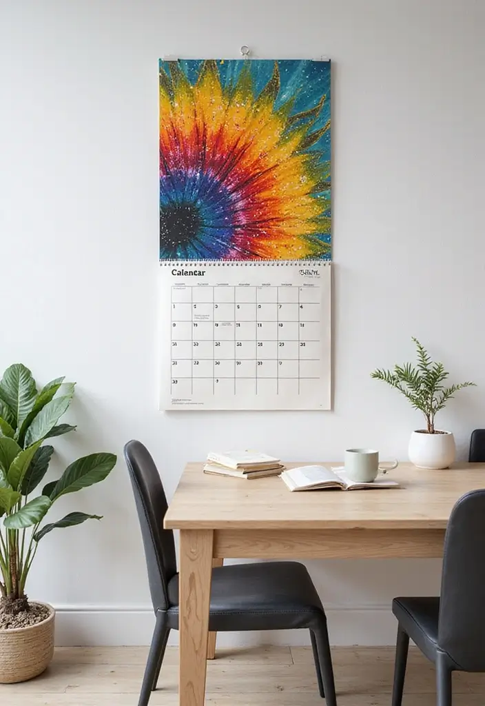 30 Cute Office Ideas You’ll Want to Copy Immediately - 23. Fun Wall Calendars