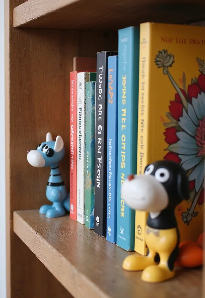 30 Cute Office Ideas You’ll Want to Copy Immediately - 24. Quirky Bookends