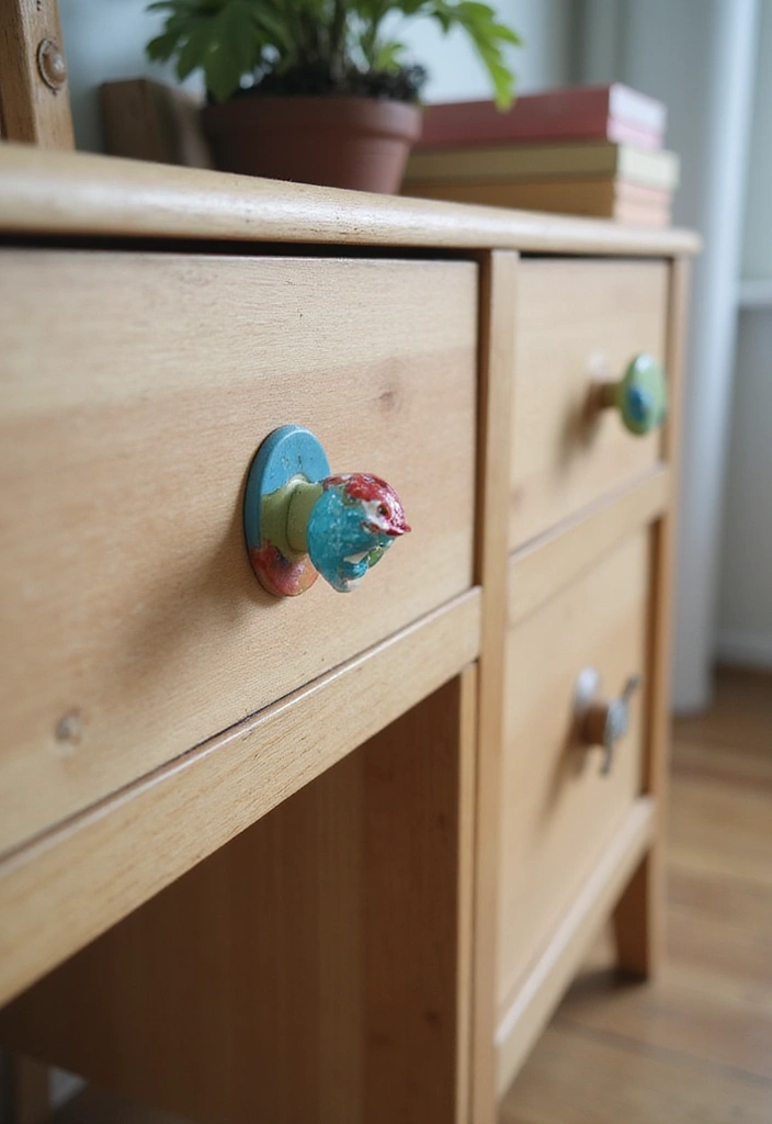 30 Cute Office Ideas You’ll Want to Copy Immediately - 27. Unique Drawer Handles