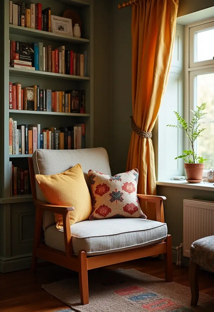30 Cute Office Ideas You’ll Want to Copy Immediately - 3. Cozy Reading Nook