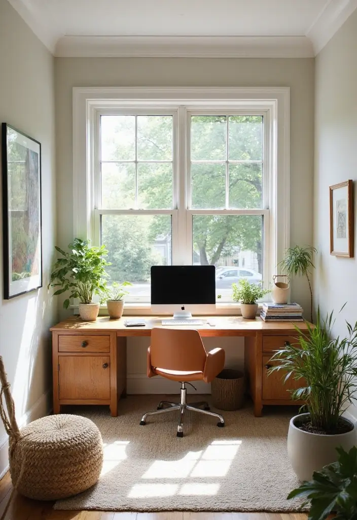 30 Earthy Office Decor Ideas for Grounded Spaces - 23. Sustainable Furnishings