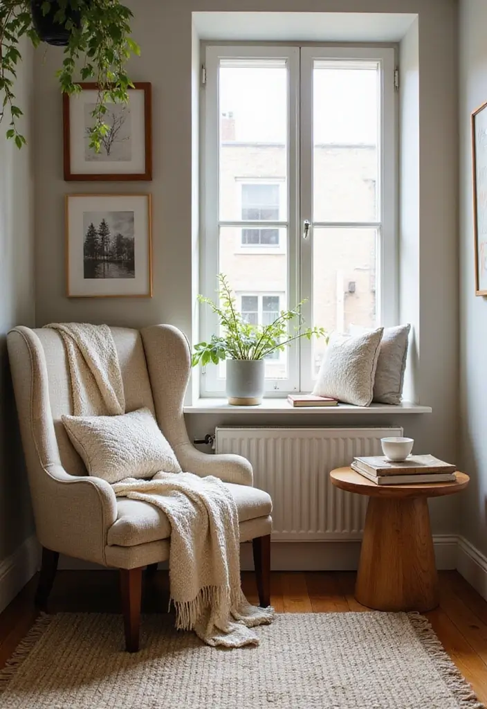 30 Earthy Office Decor Ideas for Grounded Spaces - 24. Cozy Nooks