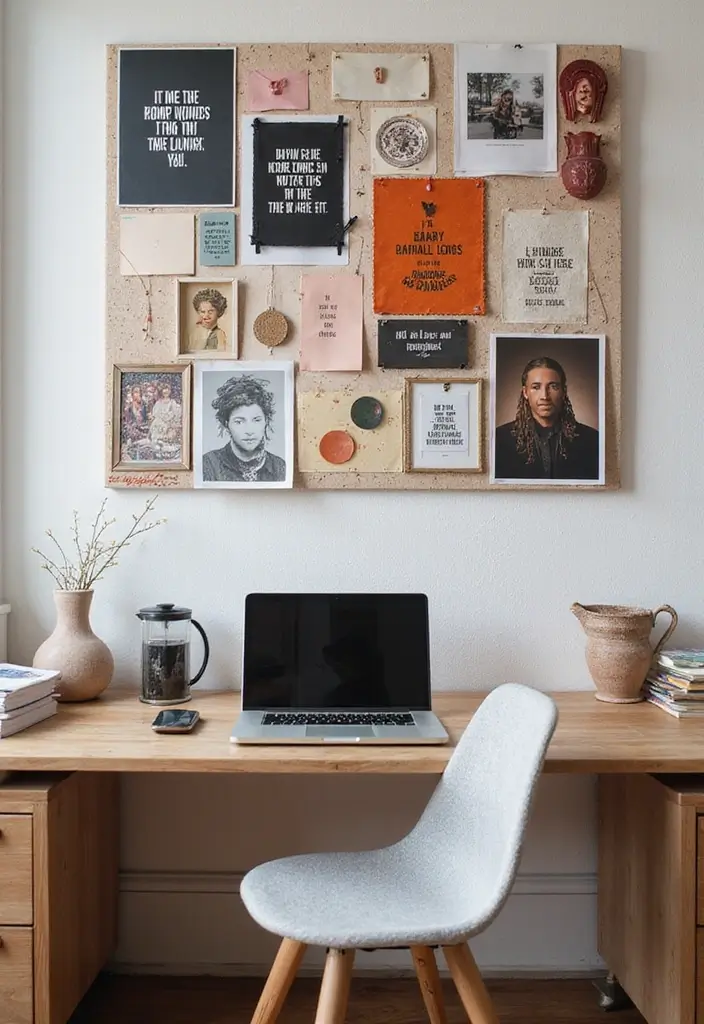 30 Eclectic Office Decor Ideas That Are Pure Personality - 28. Mood Boards