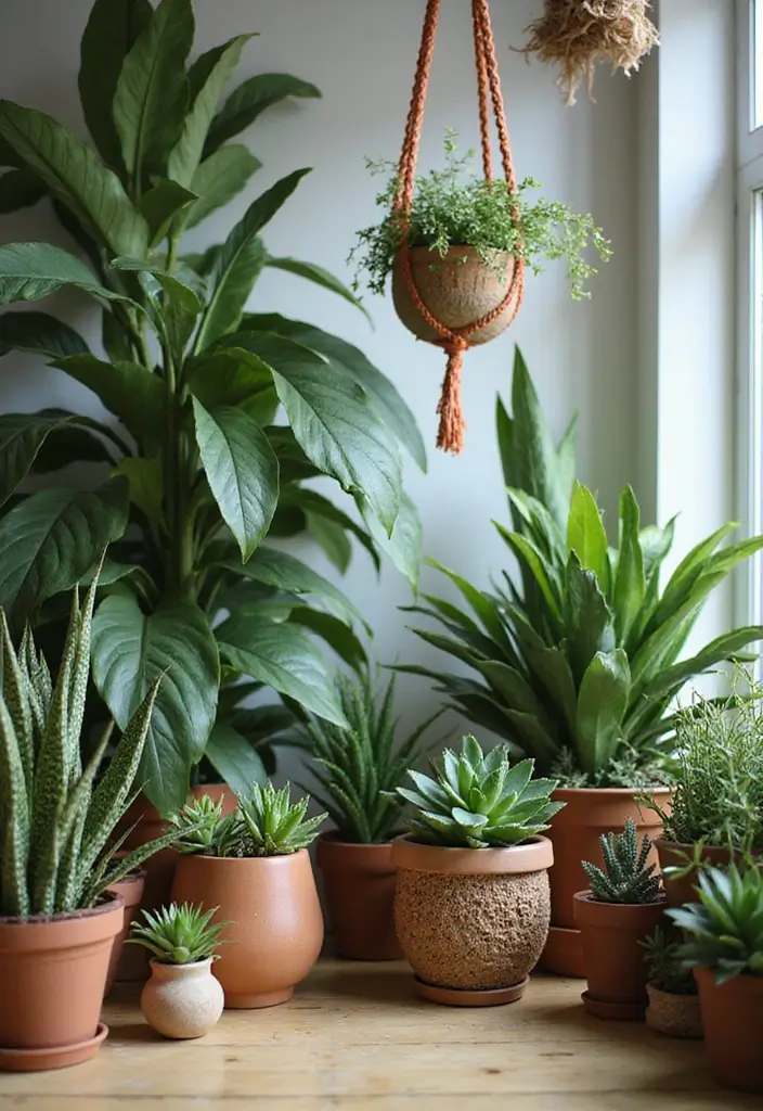30 Eclectic Office Decor Ideas That Are Pure Personality - 4. Plant Parenthood