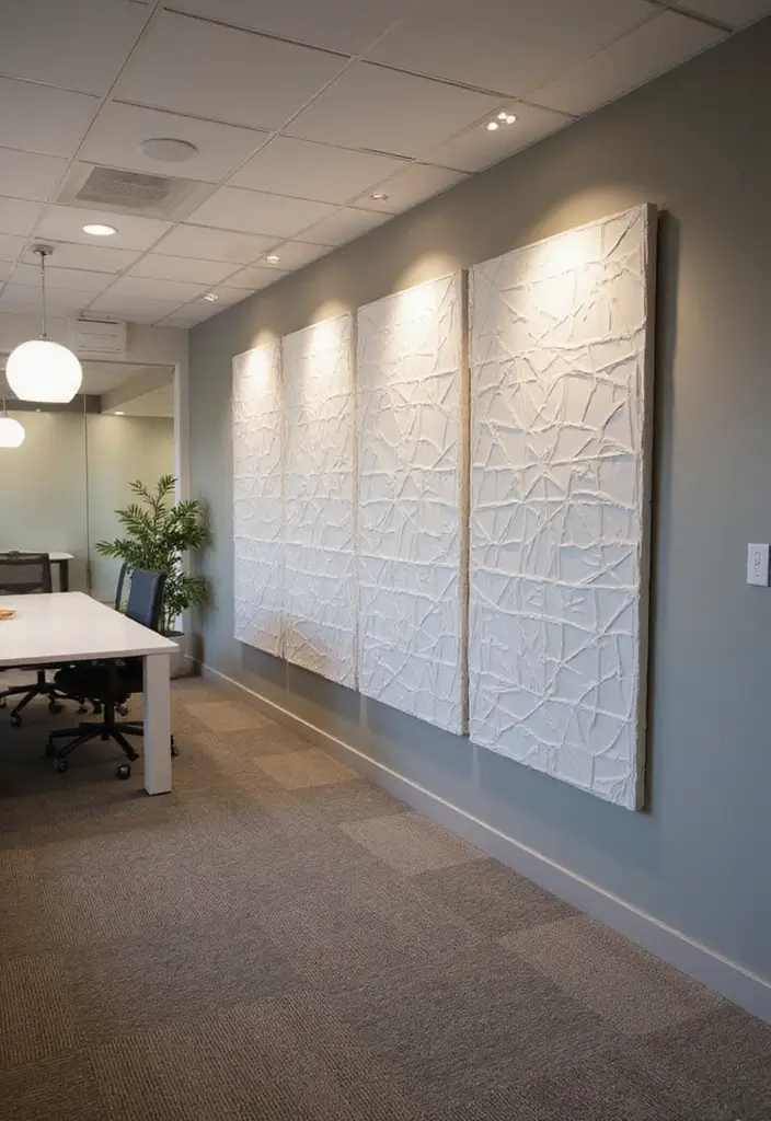 30 Fancy Office Design Ideas That Look Super Expensive - 10. Customized Wall Panels