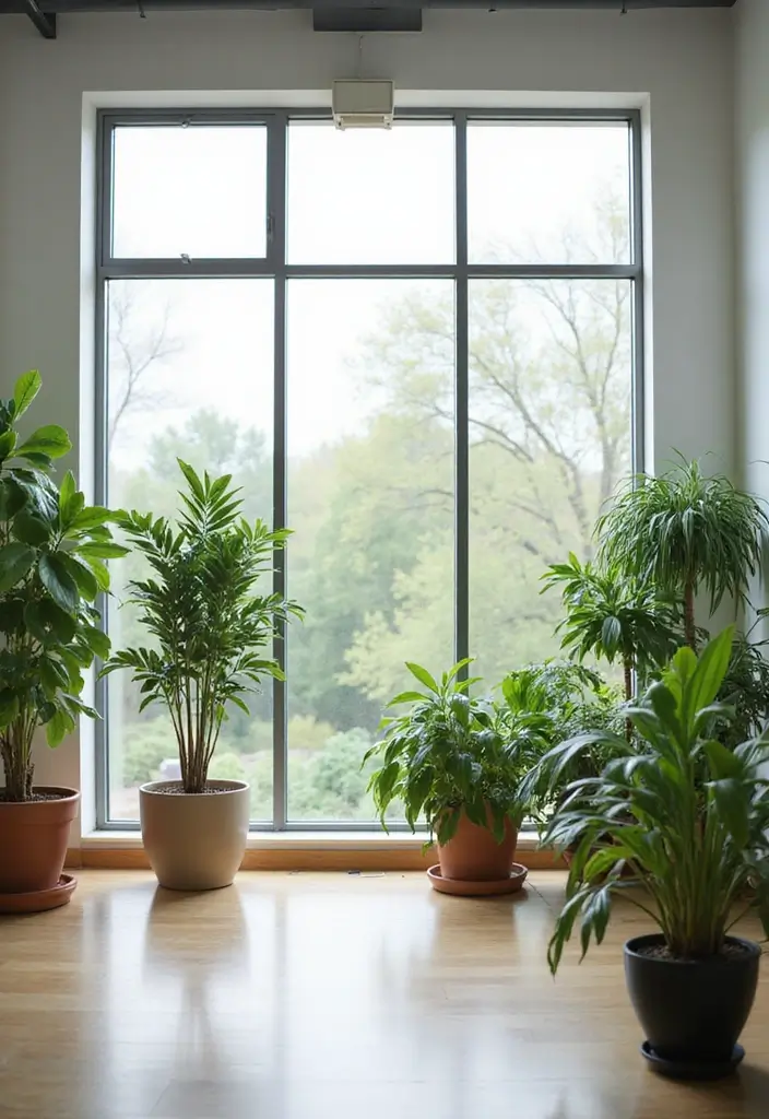 30 Fancy Office Design Ideas That Look Super Expensive - 7. Natural Light and Plants