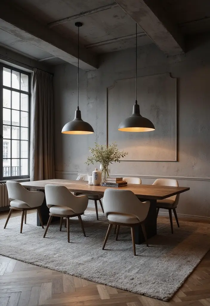 30 Gray Office Ideas That Are Anything but Boring - 13. Gray Lighting Fixtures