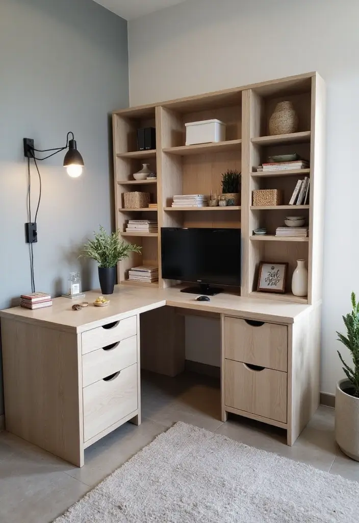 30 Home Office Corner Desk Ideas That Actually Use Dead Space - 19. Corner Desks with Hidden Features