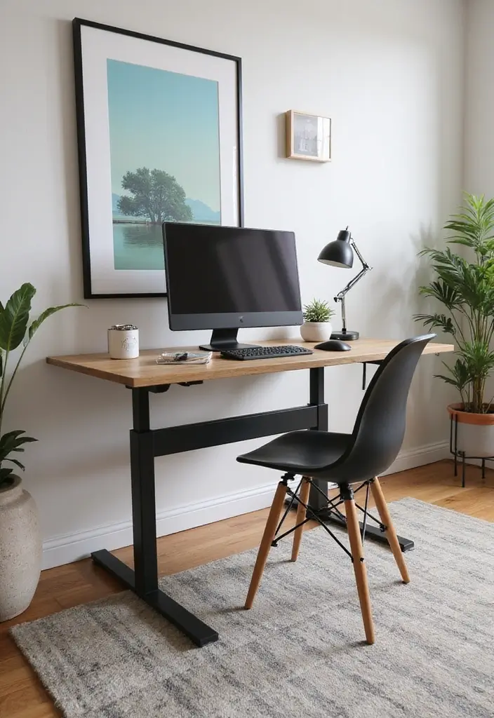 30 Home Office Standing Desk Ideas That Don’t Ruin Your Decor - 10. Dual-Purpose Standing Desk