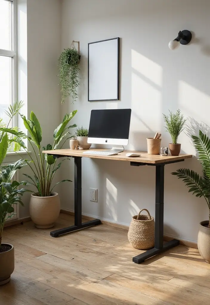 30 Home Office Standing Desk Ideas That Don’t Ruin Your Decor - 29. Sustainable Standing Desk Options