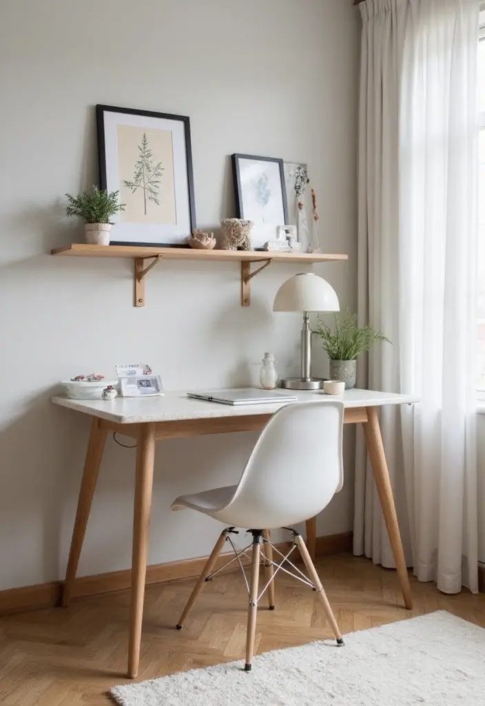 30 IKEA Office Hacks That Look Totally Custom - 10. Chic IKEA Desk Hack with VIKA