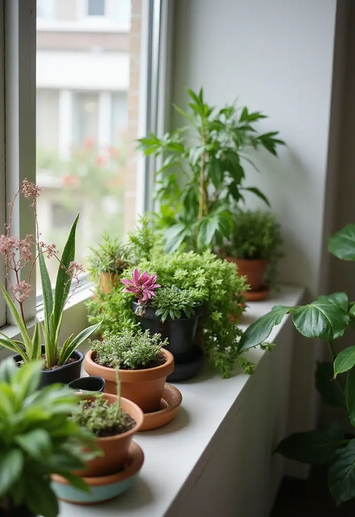 30 IKEA Office Hacks That Look Totally Custom - 12. Colorful Plant Shelf with IKEA RIBBA