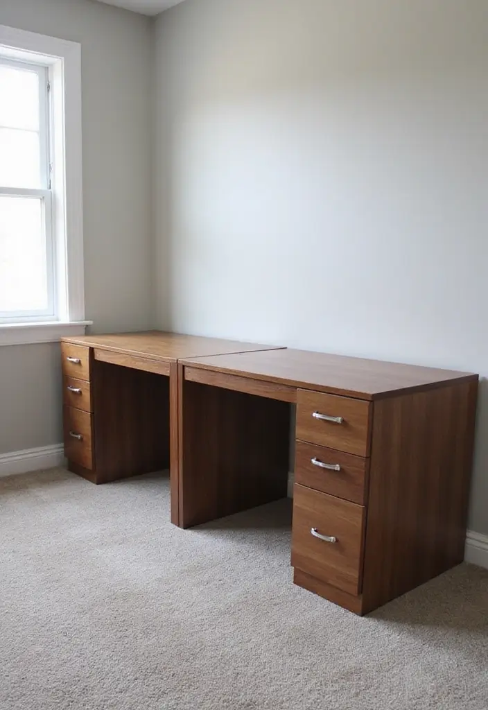 30 IKEA Office Hacks That Look Totally Custom - 16. IKEA Hack: Desk with Built-in Storage