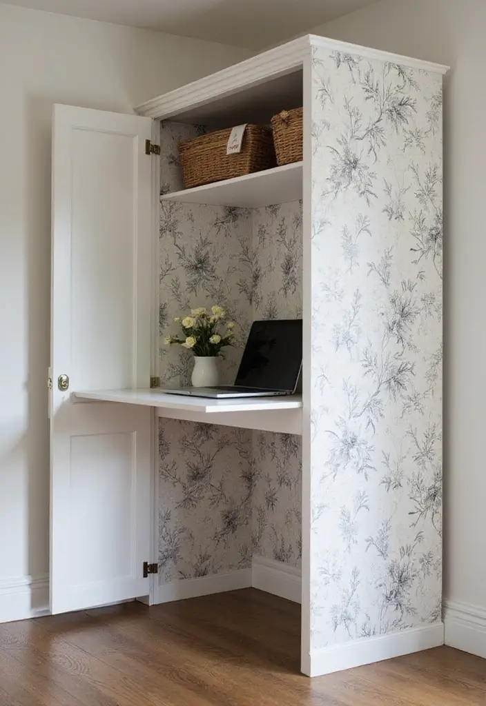 30 IKEA Office Hacks That Look Totally Custom - 2. Customized PAX Wardrobe Office