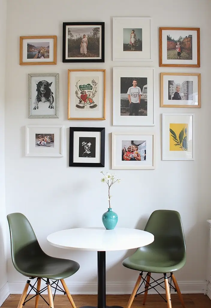 30 IKEA Office Hacks That Look Totally Custom - 21. Personalized Wall Art with IKEA Frames