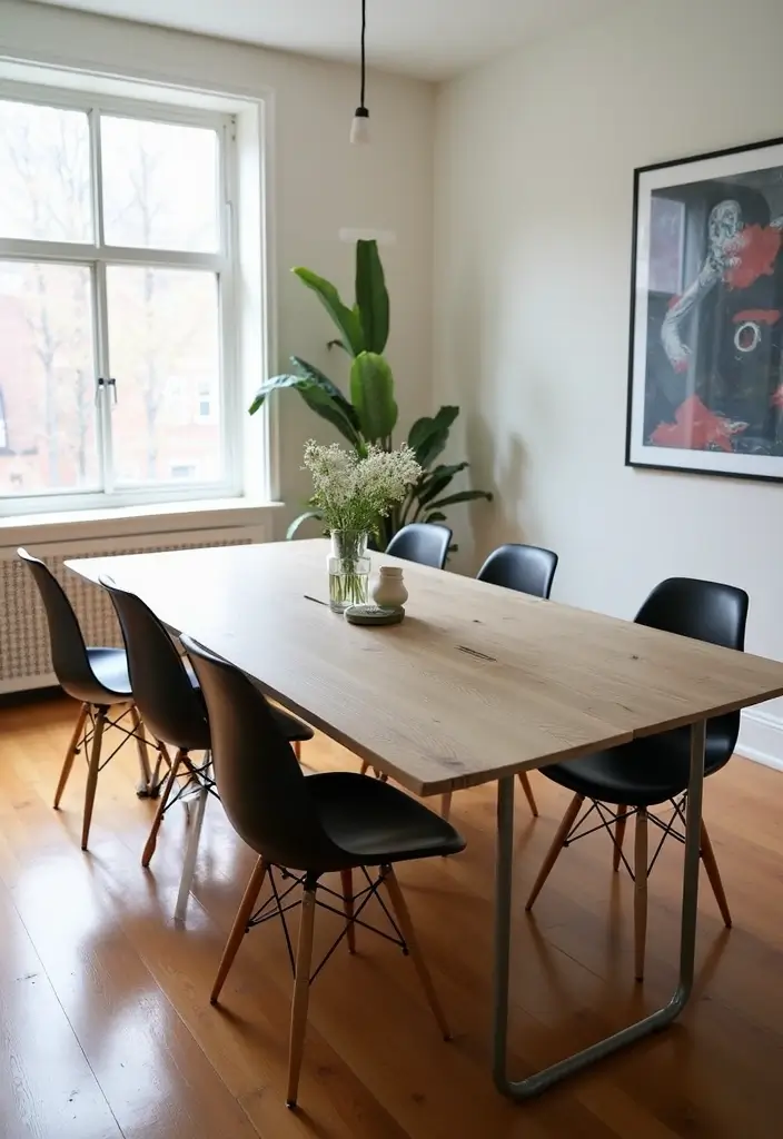 30 IKEA Office Hacks That Look Totally Custom - 5. Upcycled IKEA Table as a Conference Table