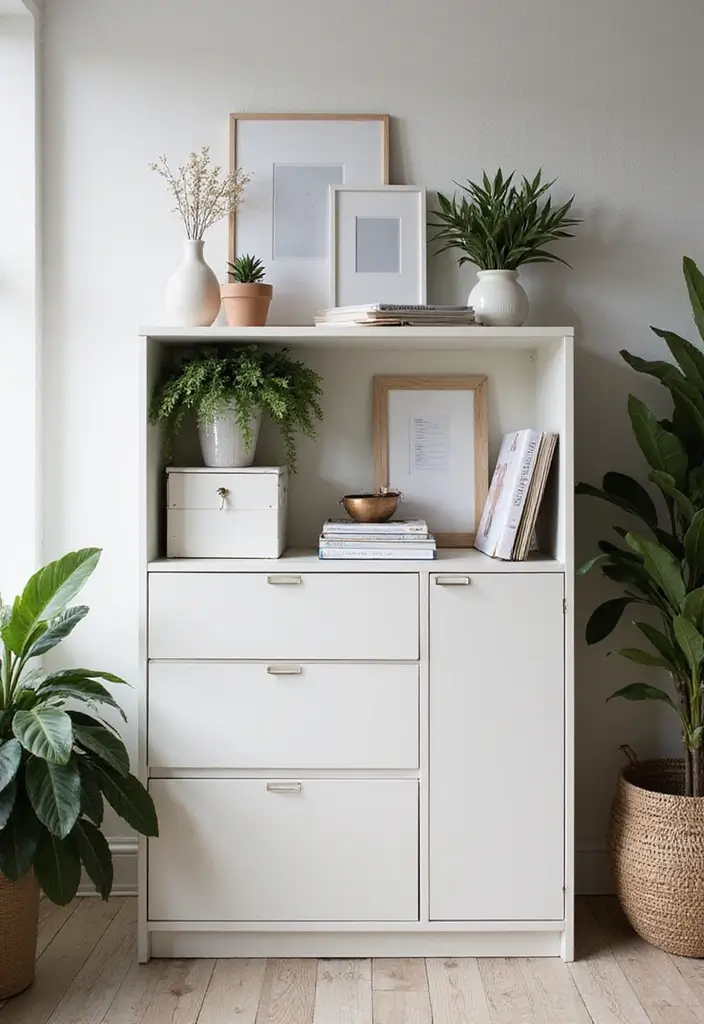 30 IKEA Office Hacks That Look Totally Custom - 7. Stylish File Storage with FJÄDERMAL