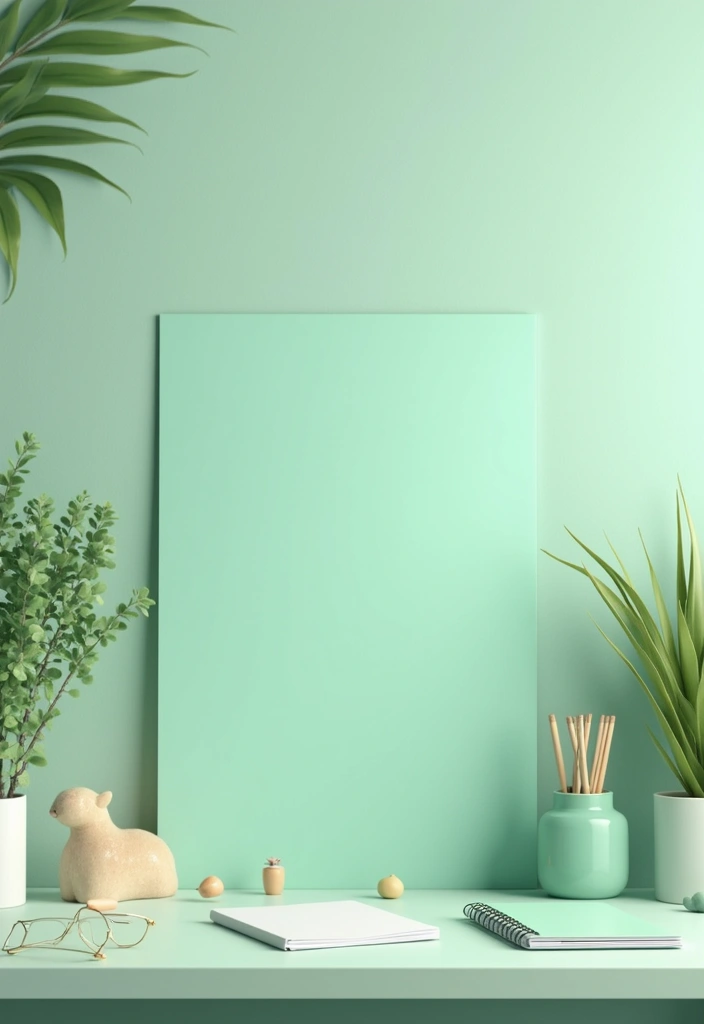 30 Light Green Office Ideas for Peaceful Focused Energy - 9. Green Office Supplies