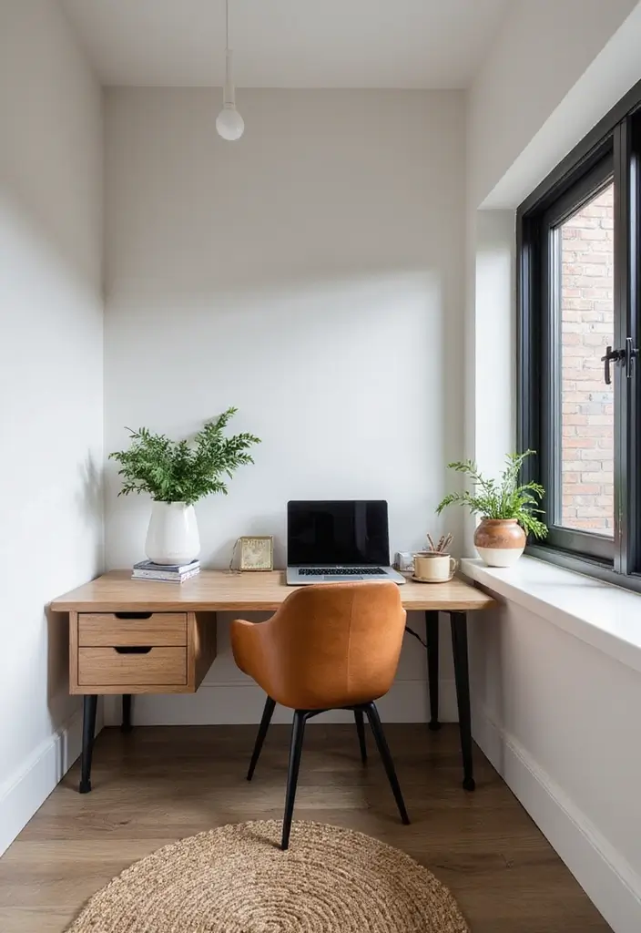 30 Narrow Home Office Layout Ideas for the Smallest Corners - 20. Customized Desk Designs
