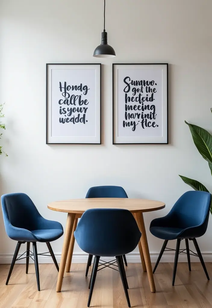 30 Navy Blue Office Ideas That Feel Rich and Powerful - 25. Navy Blue Inspirational Quotes