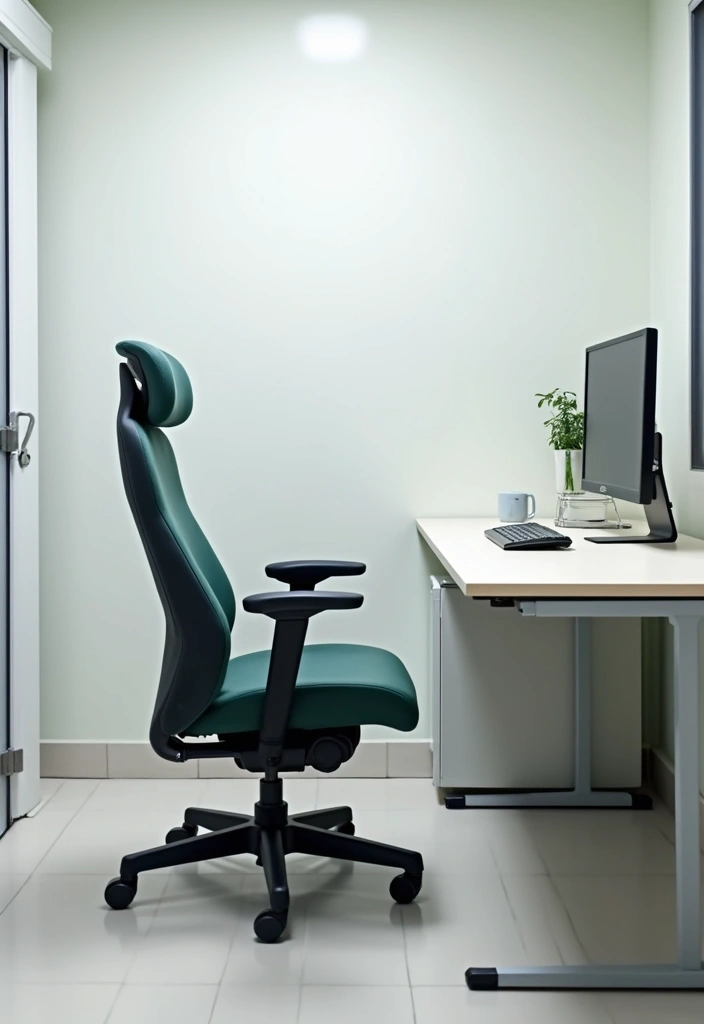 30 Nurse Office Decor Ideas to Keep the Space Calm and Supportive - 16. Ergonomic Furniture