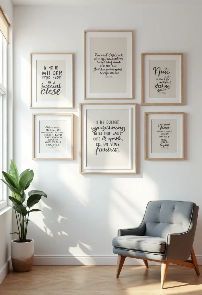 30 Nurse Office Decor Ideas to Keep the Space Calm and Supportive - 2. Inspirational Quotes Wall Art