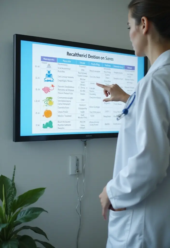 30 Nurse Office Decor Ideas to Keep the Space Calm and Supportive - 22. Interactive Health Charts