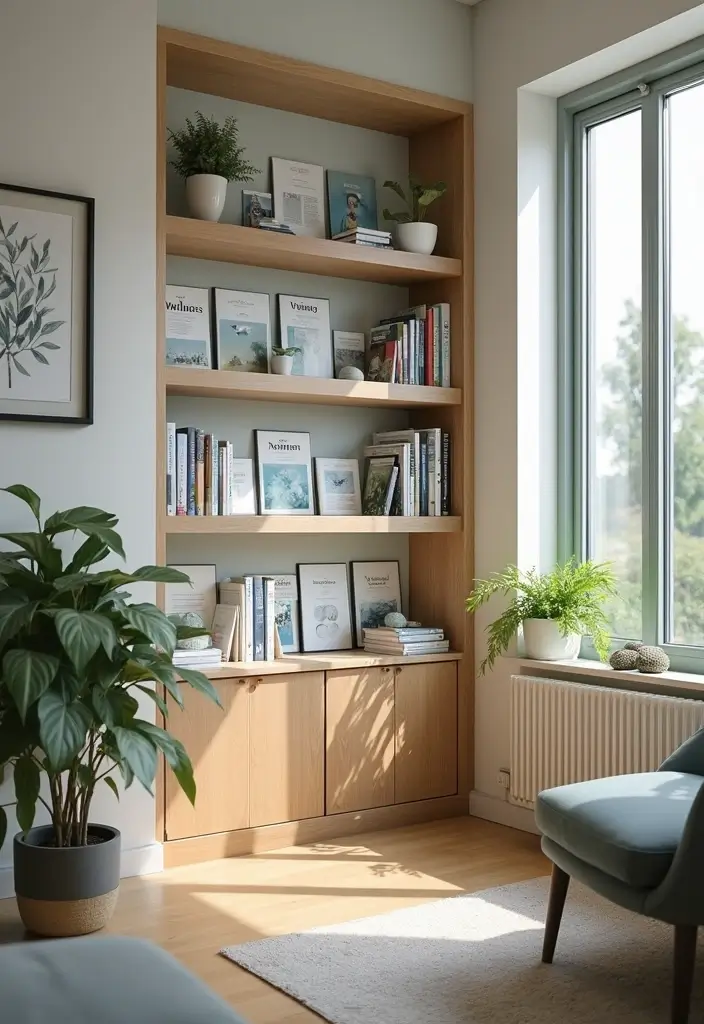 30 Nurse Office Decor Ideas to Keep the Space Calm and Supportive - 26. Wellness Resources Corner