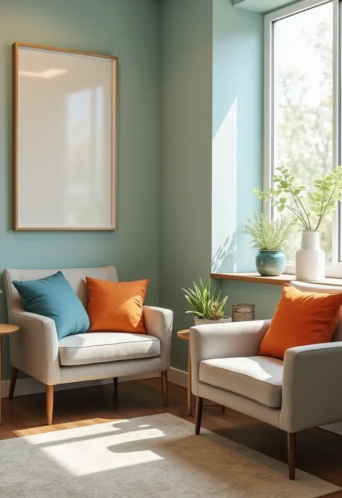 30 Nurse Office Decor Ideas to Keep the Space Calm and Supportive - 27. Cozy Throw Pillows