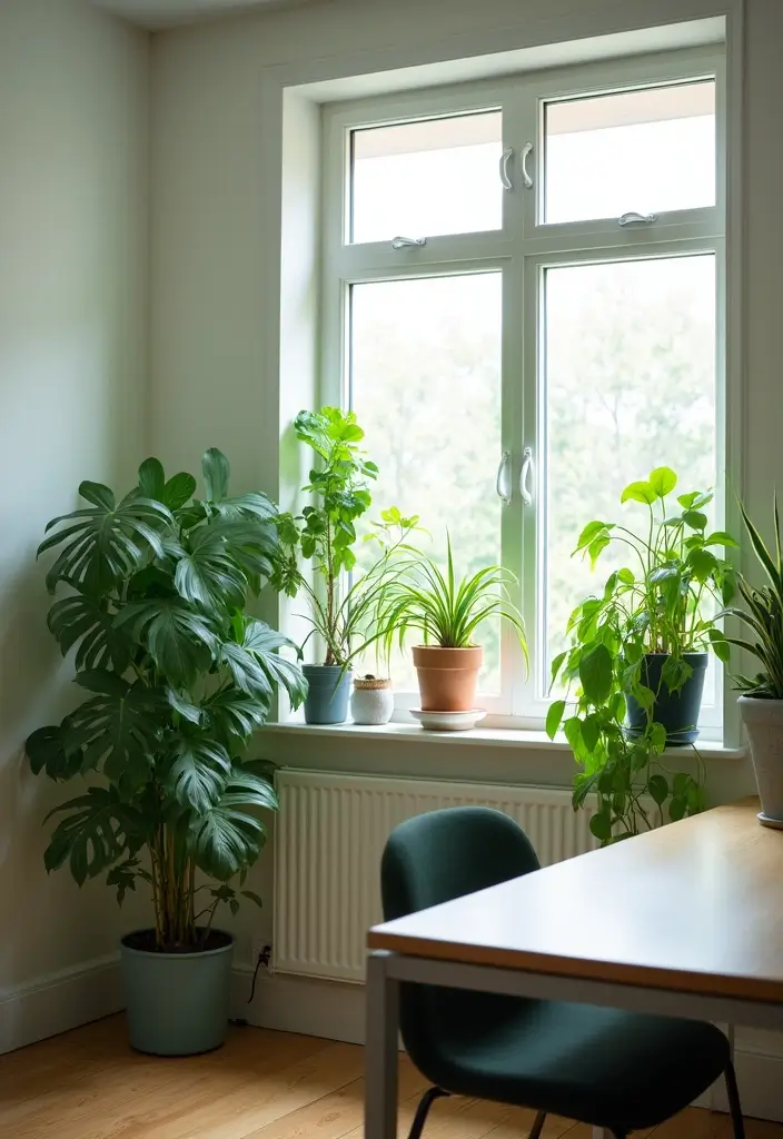 30 Nurse Office Decor Ideas to Keep the Space Calm and Supportive - 3. Indoor Plants for Freshness