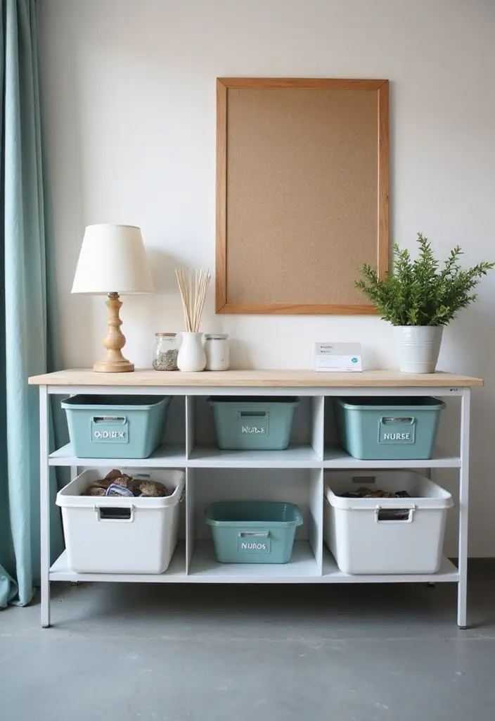 30 Nurse Office Decor Ideas to Keep the Space Calm and Supportive - 6. Thoughtfully Organized Nurse Station