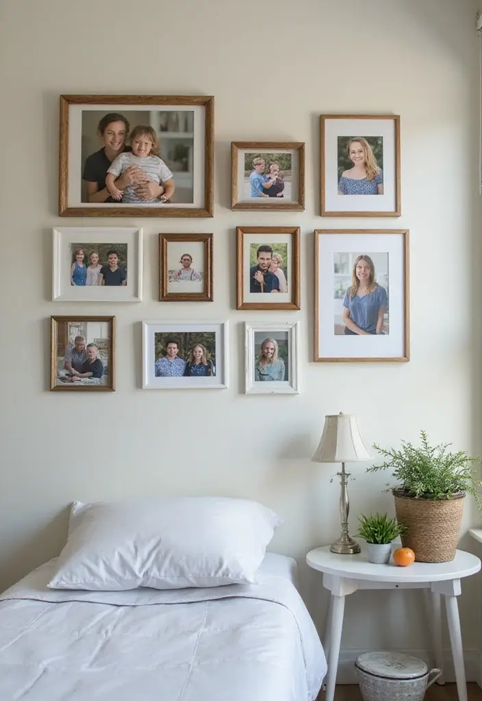 30 Nurse Office Decor Ideas to Keep the Space Calm and Supportive - 9. Personal Touches with Photos