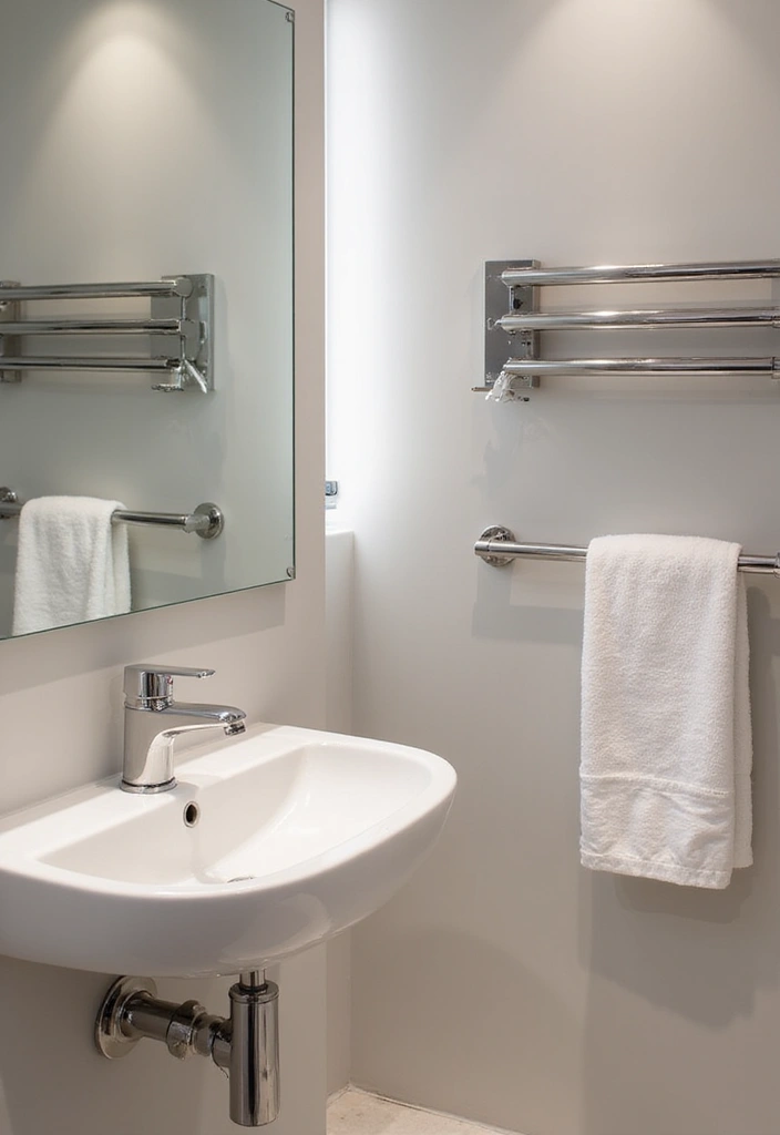 30 Office Bathroom Decor Ideas So It Doesn’t Feel Like… an Office Bathroom - 15. Modern Fixtures