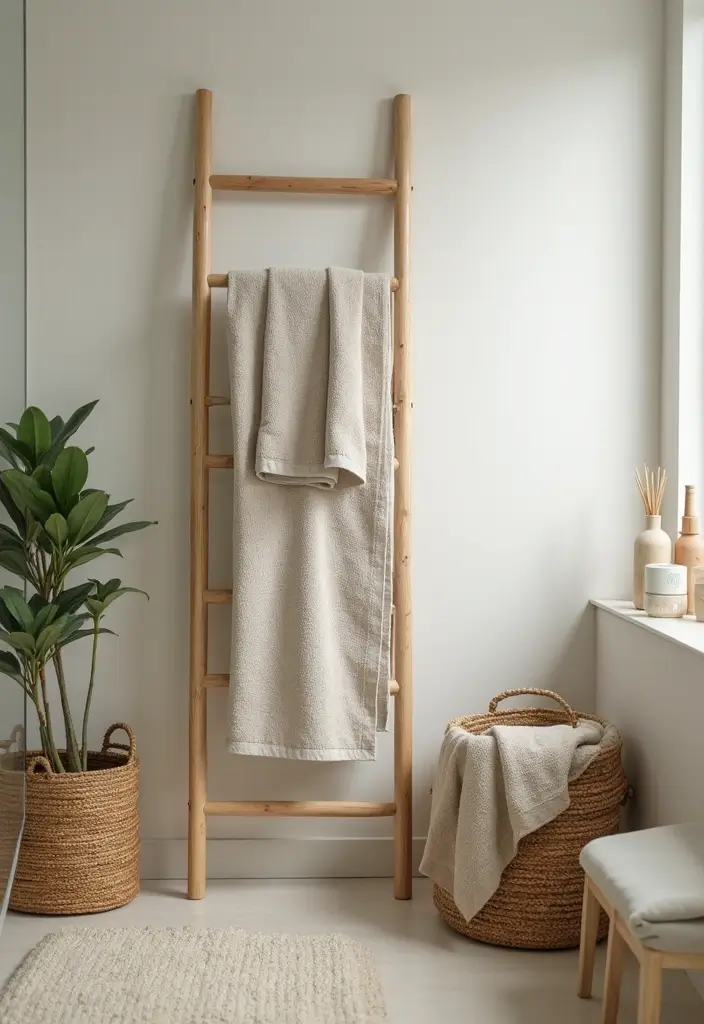 30 Office Bathroom Decor Ideas So It Doesn’t Feel Like… an Office Bathroom - 9. Sustainable Towels