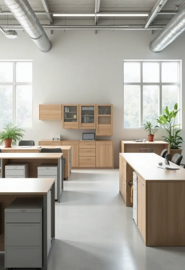 30 Office Cabinet Design Ideas to Hide Every Mess - 8. Modular Cabinets