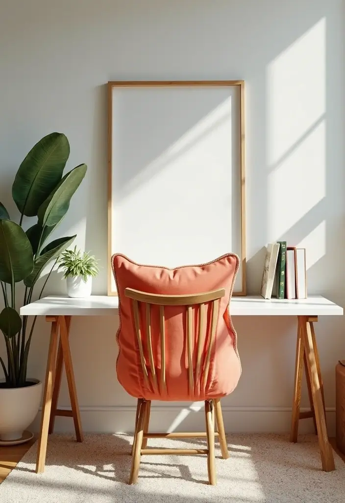 30 Office Chair Ideas That Are Cute AND Ergonomic - 23. Quirky Folding Chairs for Space Solutions