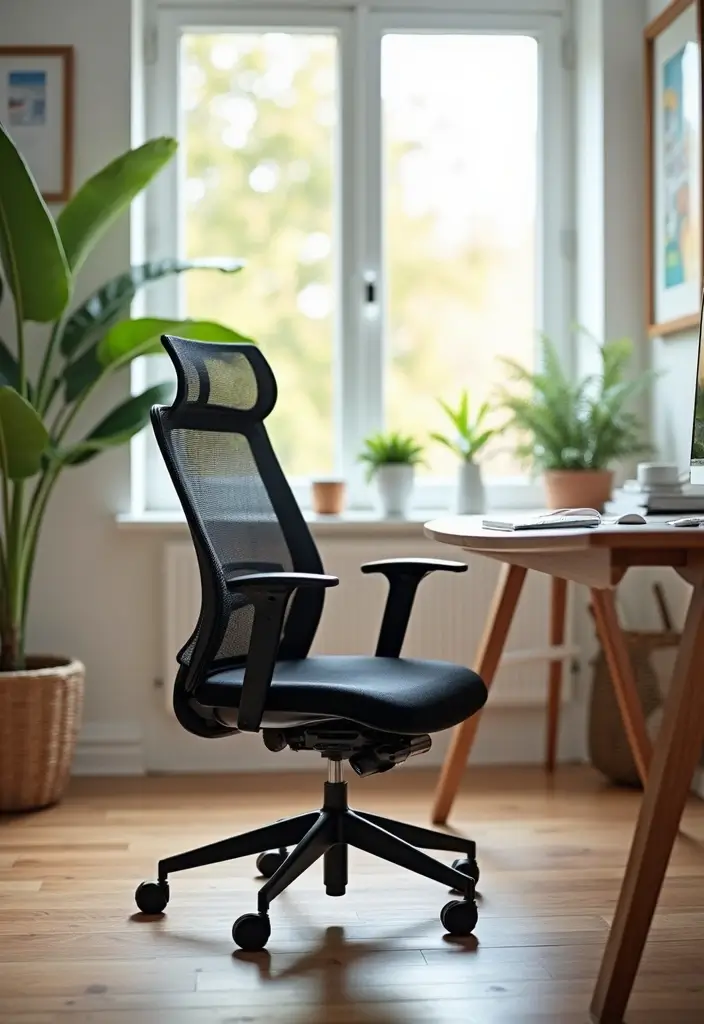 30 Office Chair Ideas That Are Cute AND Ergonomic - 24. Sophisticated Mesh Chairs for Breathability