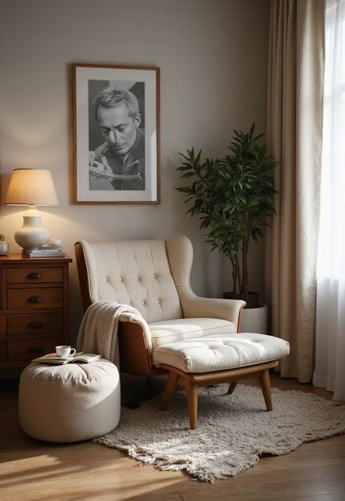 30 Office Chair Ideas That Are Cute AND Ergonomic - 26. Stylish Ottoman Chairs for Versatile Seating