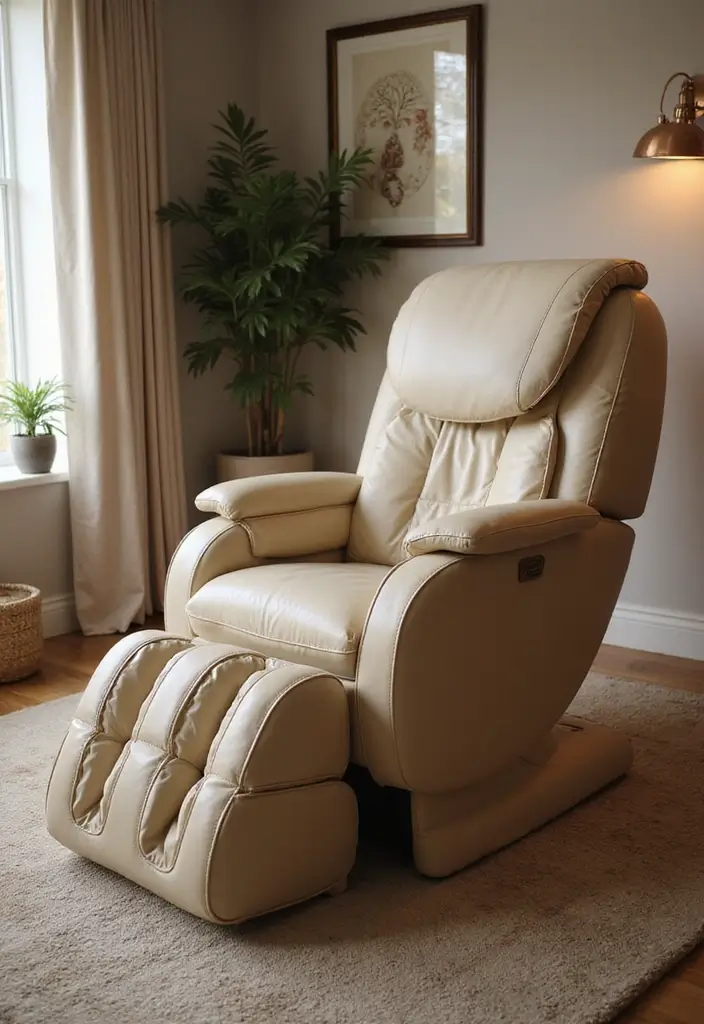 30 Office Chair Ideas That Are Cute AND Ergonomic - 30. Luxurious Massage Chairs for Ultimate Relaxation