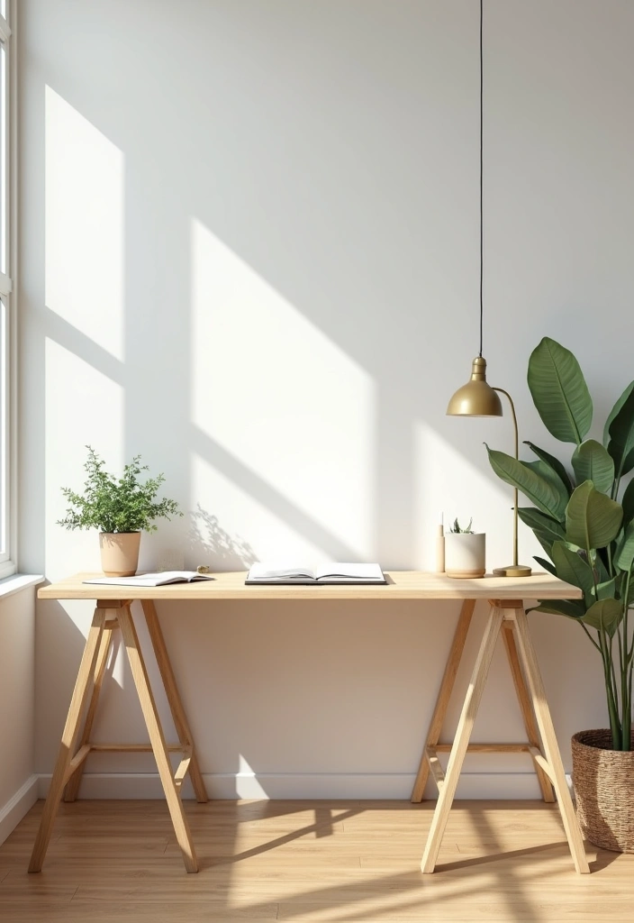 30 Office Desk Inspiration Pics That’ll Make You Redecorate Today - 1. Scandinavian Simplicity